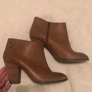 Tan ankle boots